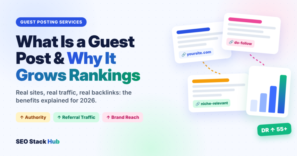 Guest Posting Services: What a Guest Post Is and 9 Benefits That Actually Move Rankings