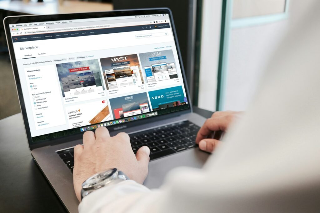 Person using MacBook Pro